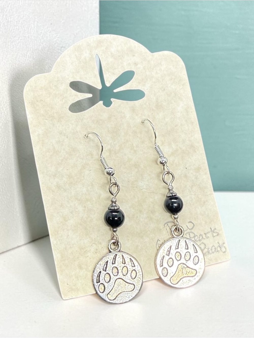 🏷️‼️5/$25🏷️‼️🐾DAZZLING DESIGNS🐾 Handmade Small Bear Claw Earrings/NIP